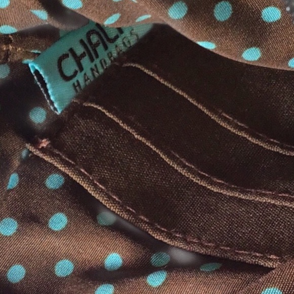 NWT CHALA Fat Cat Mini Crossbody Bag w/2 Straps, Vegan Leather, Stripes, Black - Picture 13 of 15